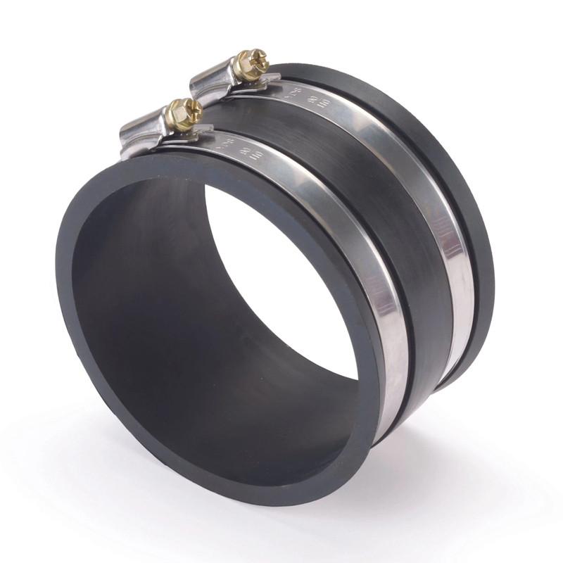 4" Dust Control Flex Cuff w/ Hose Clamps